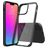Mobigear Crystal iPhone 13 Pro Max Hoesje Hardcase Backcover - Zwart