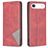 Mobigear Rhombus Slim iPhone Air Hoesje Bookcase - Rood