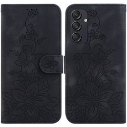 Mobigear Clover Samsung Galaxy M55 Hoesje Bookcase Portemonnee - Zwart