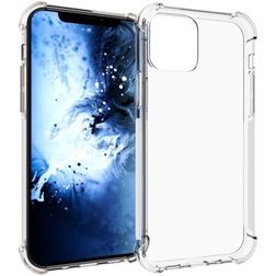 Mobigear Cushion Doorzichtig iPhone 12 Mini Hoesje Flexibel TPU Backcover Shockproof - Transparant