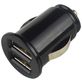 Mobigear Dual USB Autolader 12W 2.4A - Zwart