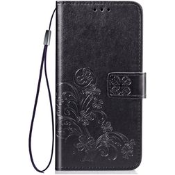 Mobigear Clover Huawei P40 Pro Hoesje Bookcase Portemonnee - Zwart