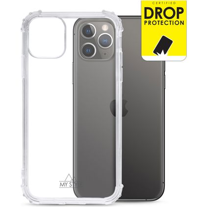 My Style Protective Flex Doorzichtig iPhone 11 Pro Hoesje Flexibel TPU Backcover Shockproof - Transparant