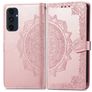 Mobigear Mandala Samsung Galaxy A16 Hoesje Bookcase Portemonnee - Roségoud