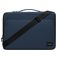 Gaston Luga Däsh Cushioned Briefcase Laptop Aktetas 16 inch Laptoptas + Handvat - Donkerblauw