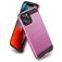 Mobigear Brushed Armor iPhone 12 Pro Max Hoesje Hardcase Backcover Shockproof - Roze