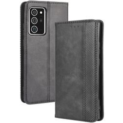 Mobigear Sensation Samsung Galaxy Note 20 Ultra Hoesje Bookcase Portemonnee - Zwart