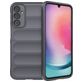 Mobigear Bumpy Samsung Galaxy A24 Hoesje Flexibel TPU Backcover - Charcoal