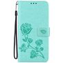 Mobigear Roses HONOR 50 Lite Hoesje Bookcase Portemonnee - Groen