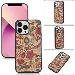 Mobigear Cork iPhone 14 Hoesje Flexibel TPU Backcover - Model 2