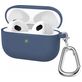 Mobigear Classic Apple AirPods 3 Hoesje Flexibel Siliconen - Blauw