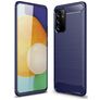 Mobigear Brushed Slim Samsung Galaxy A82 5G Hoesje Flexibel TPU Backcover - Blauw