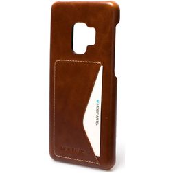 Mobiparts Excellent Samsung Galaxy S9 Hoesje Echt Leer Backcover - Oaked Cognac