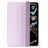Decoded Textured Slim iPad Pro 11 Inch (2024) Hoes Flexibel Siliconen Bookcase - Lavendel
