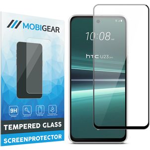 Mobigear Premium HTC U23 Pro Glazen Screenprotector - Case Friendly - Zwart