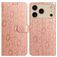 Mobigear Flowers iPhone 18 Pro Hoesje Bookcase Portemonnee - Roségoud
