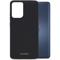 Mobilize Rubber Gelly Motorola Moto G24 Hoesje Flexibel TPU Backcover - Matt Black