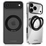 Mobilize 360 Rotating Ring iPhone Air MagSafe Hoesje Hardcase Backcover met Ringhouder - Zwart