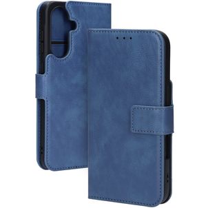 Mobiparts Classic Wallet Samsung Galaxy A36 MagSafe Hoesje Bookcase - Steel Blue
