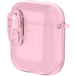 Mobigear Crystal Clip Apple AirPods 1 Hardcase Hoesje - Roze