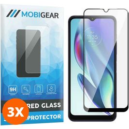 Mobigear Premium Motorola Moto G50 Glazen Screenprotector - Case Friendly - Zwart (3-Pack) Mobigear Premium Motorola Moto G50 Glazen Screenprotector - Case Friendly - Zwart (3-Pack)