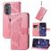 Mobigear Butterfly Motorola Edge (2022) Hoesje Bookcase Portemonnee - Roze