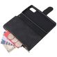 Mobigear Zipper Samsung Galaxy A41 Hoesje Bookcase Portemonnee - Zwart