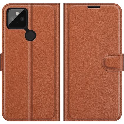 Mobigear Classic Google Pixel 5a 5G Hoesje Bookcase Portemonnee - Bruin
