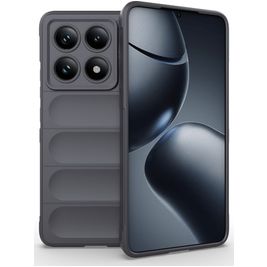 Mobigear Bumpy Xiaomi 14T Pro Hoesje Flexibel TPU Backcover - Grijs