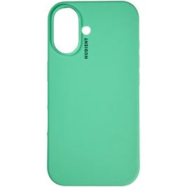 Nudient Base iPhone 16 Plus Siliconen Hoesje Backcover - Mint Green