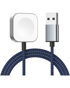 Mobigear USB-A Magnetic Oplader Apple Watch 1 Meter 3W 0.6A - Blauw