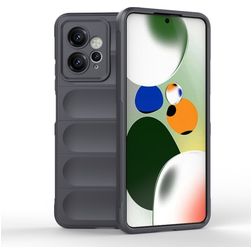 Mobigear Bumpy Xiaomi Redmi Note 12 Hoesje Flexibel TPU Backcover - Charcoal