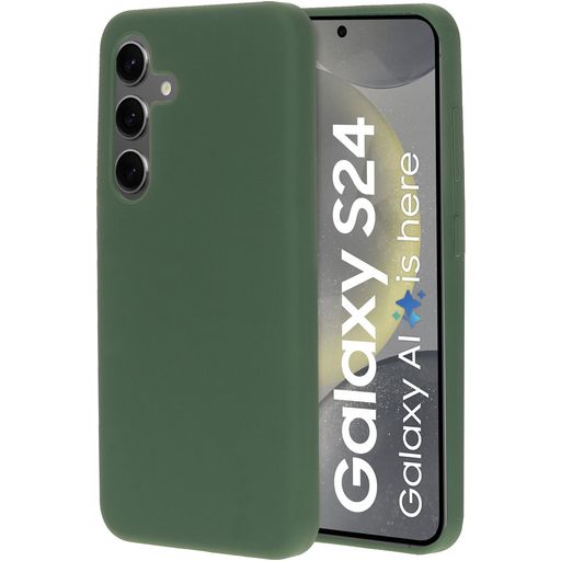 Mobiparts Samsung Galaxy S24 Siliconen Hoesje Backcover - Forest Green