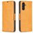 Mobigear Excellent Samsung Galaxy A35 Hoesje Bookcase Portemonnee - Cognac