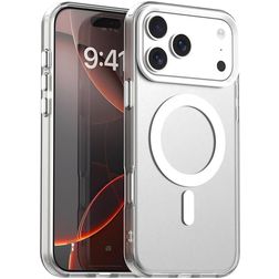Mobigear Shockproof iPhone 18 Pro MagSafe Hoesje Hardcase Backcover - Wit