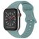 Mobigear Sport Dual Siliconen Apple Watch Bandje Druksluiting - 49/46/45/44 mm - Pastelgroen