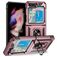 Mobigear Armor Ring Samsung Galaxy Z Flip 5 Hoesje Hardcase Backcover Shockproof met Ringhouder - Roségoud