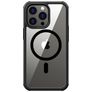 Valenta Full Cover iPhone 15 Pro Max MagSafe Hoesje Gehard Glas Backcover Shockproof - Transparant / Zwart