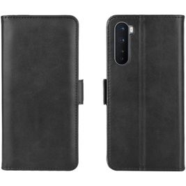Mobigear Slim Magnet OnePlus Nord Hoesje Bookcase Portemonnee - Zwart