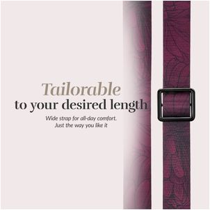 MIO Lanyard Universeel Telefoonkoord Verstelbaar - Berry Blooms