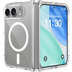 Mobigear Crystal Doorzichtig iPhone Duo MagSafe Hoesje Hardcase Backcover - Transparant