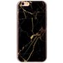 Mobigear Marble iPhone 6s Hoesje Flexibel TPU Backcover - Zwart