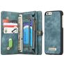 Caseme 008 iPhone 6 Hoesje Uitneembare 2in1 Bookcase Portemonnee - Groen