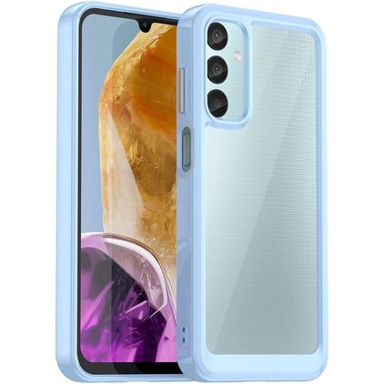 Mobigear Crystal Samsung Galaxy M15 Hoesje Hardcase Backcover - Blauw