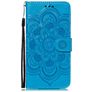 Mobigear Mandala iPhone 11 Hoesje Bookcase Portemonnee - Blauw