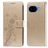 Mobigear Flowers Google Pixel 10a Hoesje Bookcase Portemonnee - Goud