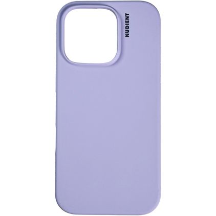 Nudient Base iPhone 16 Pro Max Siliconen Hoesje Backcover - Soft Purple