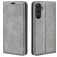 Mobigear Retro Slim Samsung Galaxy A26 Hoesje Bookcase Portemonnee - Grijs