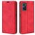 Mobigear Retro Slim OPPO A96 Hoesje Bookcase Portemonnee - Rood