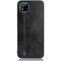 Mobigear Stitch Realme C11 (2020) Hoesje Backcover - Zwart